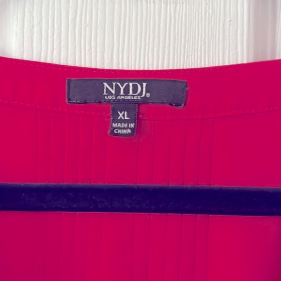 NYDJ Pintuck Blouse XL - Picture 2 of 5